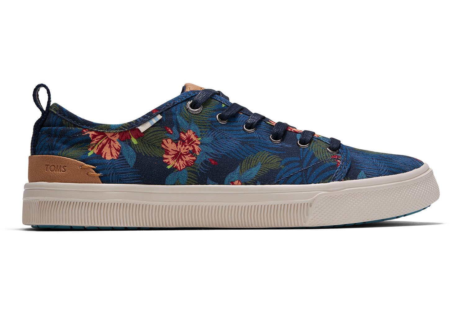 Toms Tropical Print TRVL LITE - Womens Low Sneakers - Navy - NZ - 652971TKP